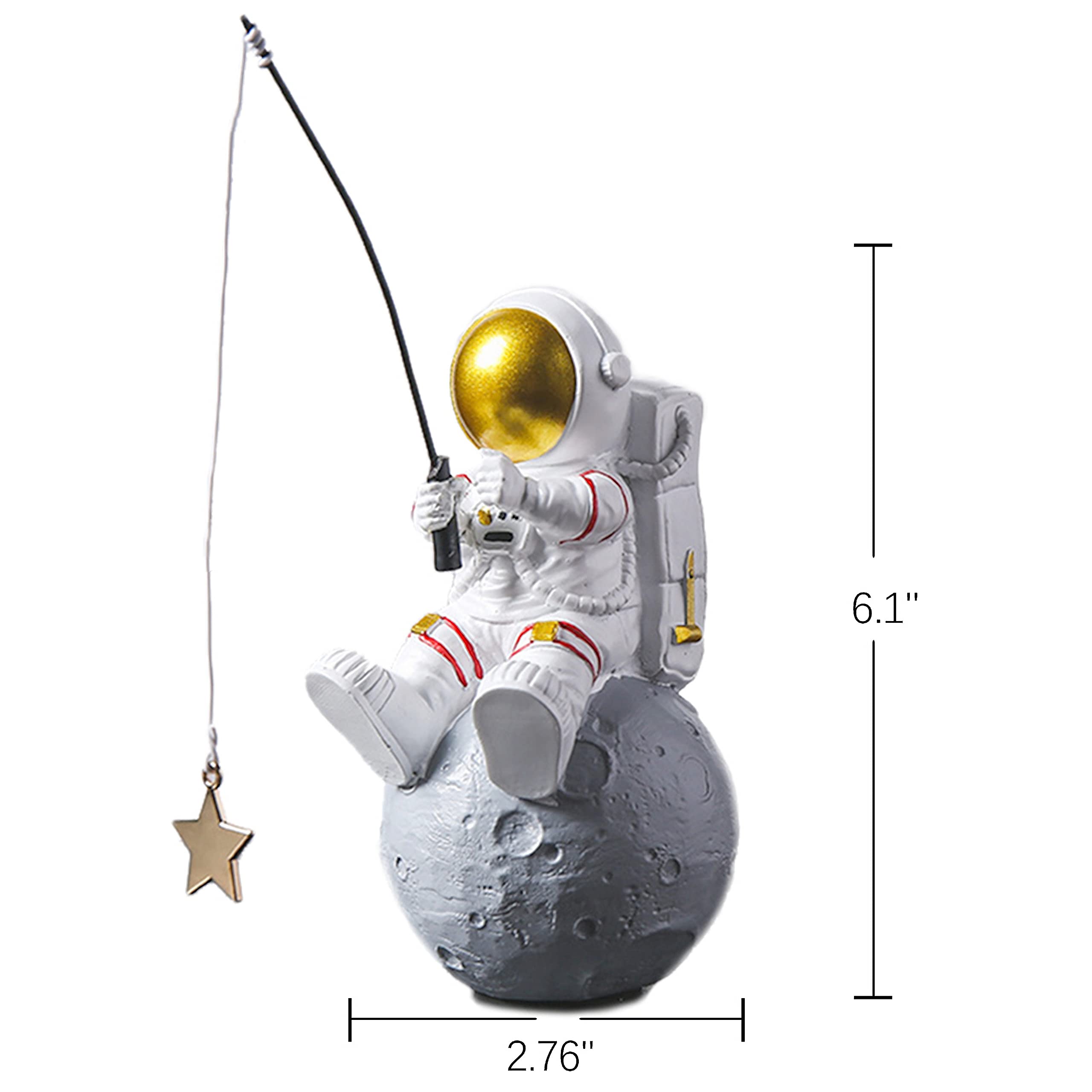 Amazon.co.jp: 宇宙飛行士の置物 宇宙飛行士 釣り スターフィギュア